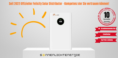 Felicity Solar Low-Voltage Battery Storage Type LUX-E-48250LG03 12,5 kWh