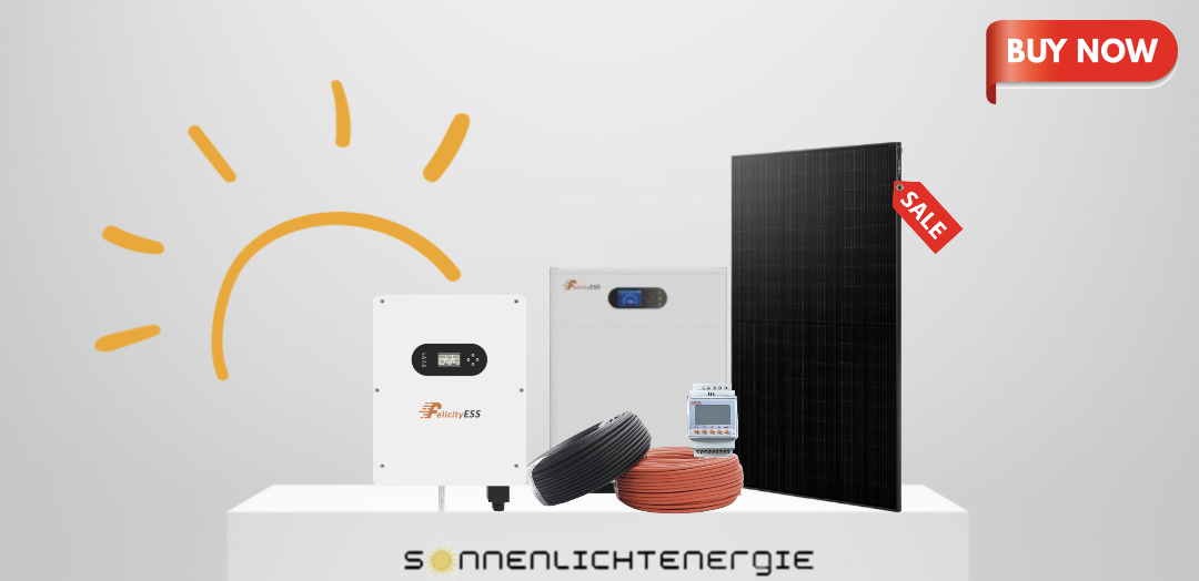 10 KW Felicity Hochvolt-Solaranlage 10,24 kWh Speicher Glas-Glas BFR