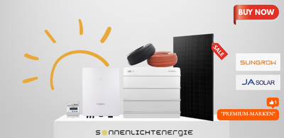 10 kWp SUNGROW Solaranlage SH10RT, SBR096 9,6 kWh, Glas-Glas Modul