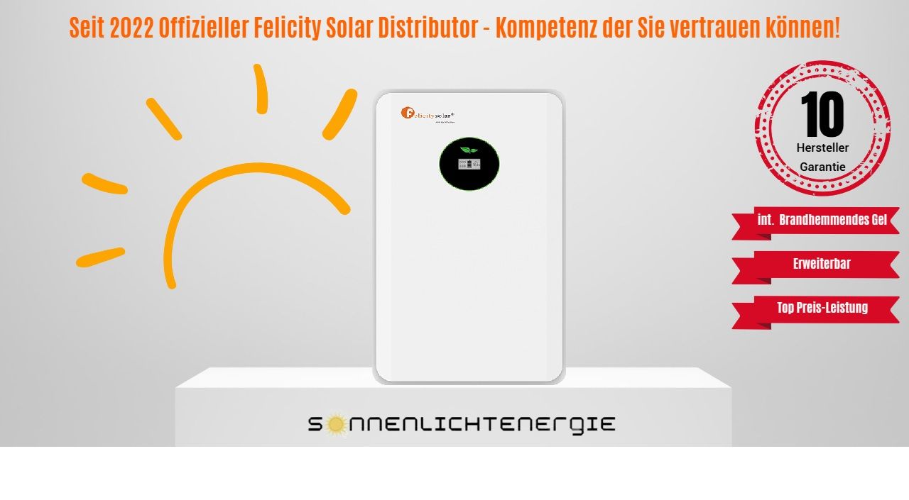 Felicity Solar low-voltage battery storage FLA48200-P 10,5 kWh 200 Ah