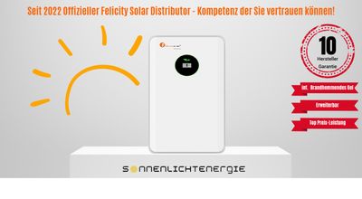 Felicity Solar low-voltage battery storage FLA48200-P 10,5 kWh 200 Ah