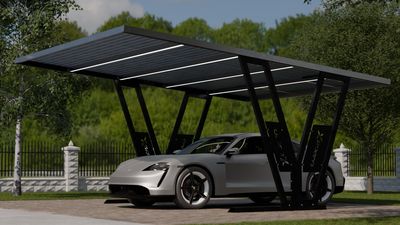 PV Carport X Bausatz (vorbereitet für Solarmodule)