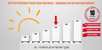 FelicityESS Solar HV-battery LUX-X-96050HMG01 20,48 kWh
