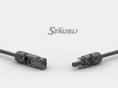 Stäubli MC4 Stecker + Buchse 4 - 6 mm² PV-KST4 /6II (Typ II) / 100 Stück Set