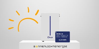 Deye Niedervolt-Batteriespeicher RW-M6.1-B  6.14 kWh