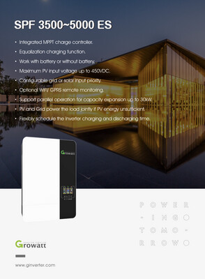 Growatt Solar Off-Grid Wechselrichter Typ SPF5000 ES