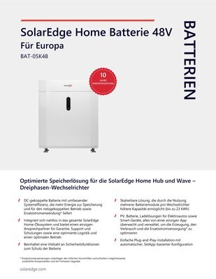 SolarEdge Home Battery 9,2kWh 48V