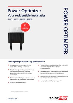 SolarEdge Power Optimizer S500B-1GM4MBM