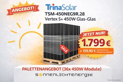 Trina Solar TSM-450NEG9R.28 Vertex S+ 450W Glas-Glas