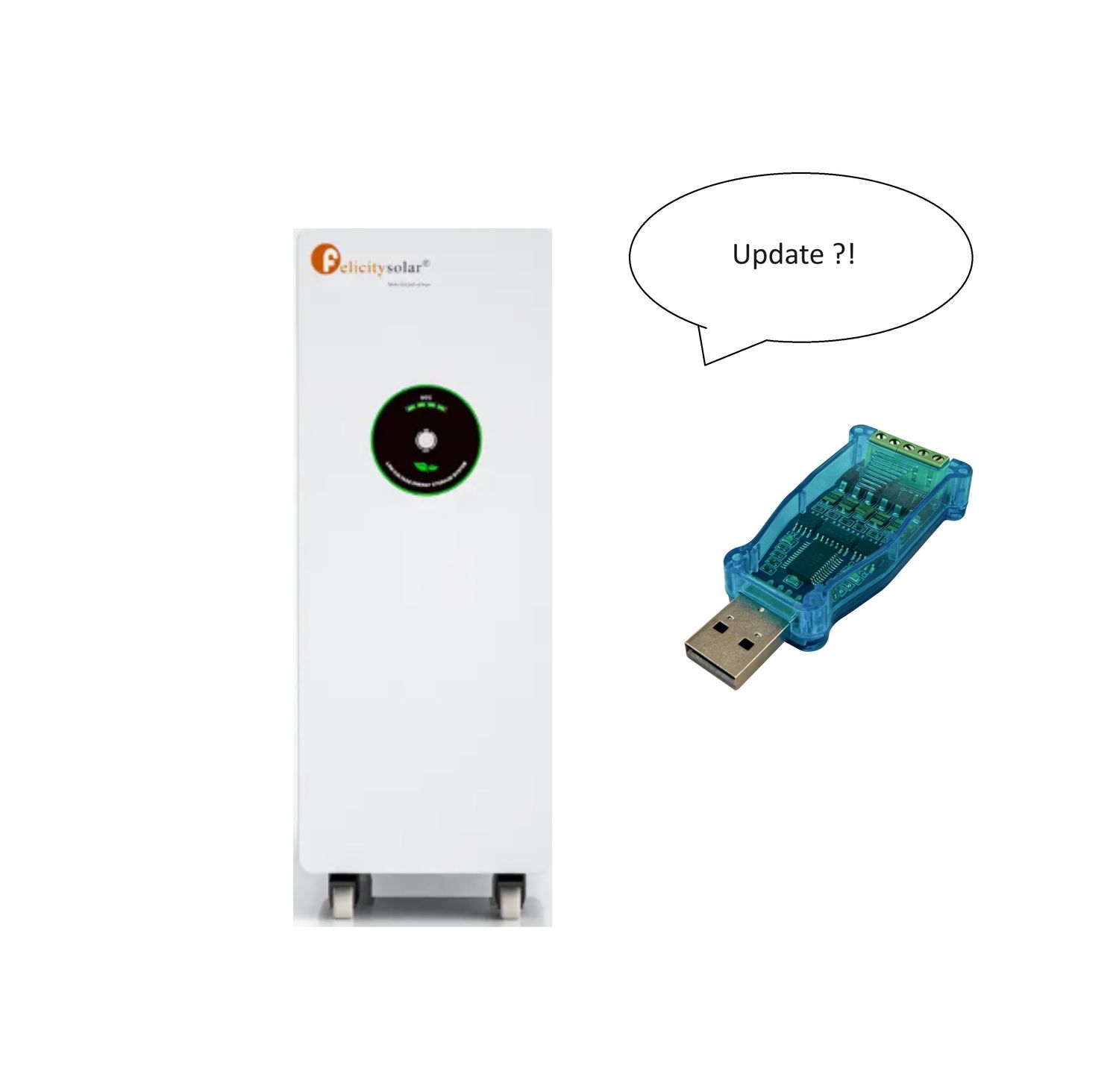 USB Adapter zu RS485 / RS422 für Felicity Speicher Update geeignet