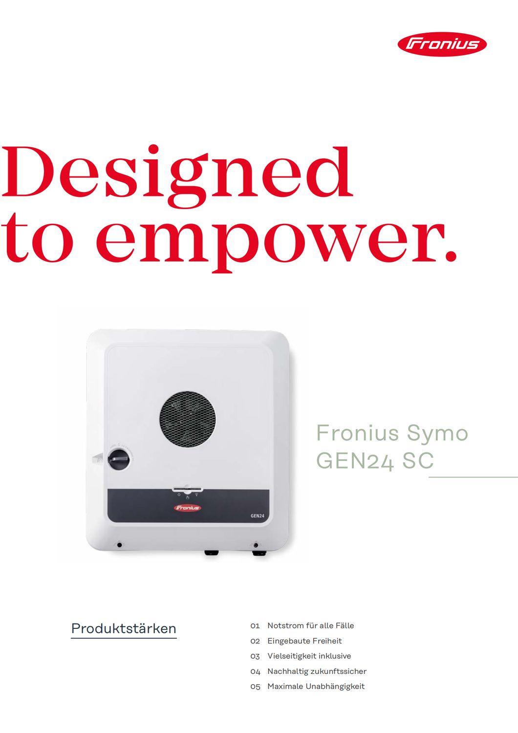 Fronius SYMO GEN24 12.0 PLUS SC Hybrid Wechselrichter 12 KW