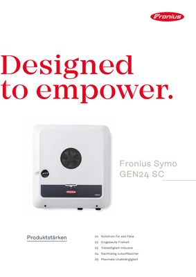 Fronius SYMO GEN24 12.0 PLUS SC Hybrid Wechselrichter 12 KW