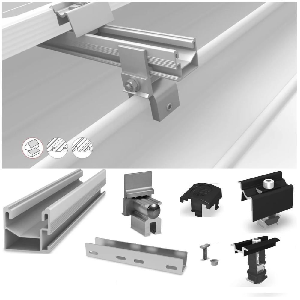K2 Systems SeamClamp Set für Doppelfalz K2 Systems SeamClamp Set für Doppelfalz