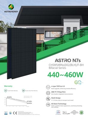 Astronergy CHSM54RNs 450W Full black Bifacial Glas-Glas