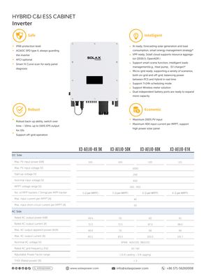 SOLAX Hybrid Inverter X3-AELIO-60K 60KW