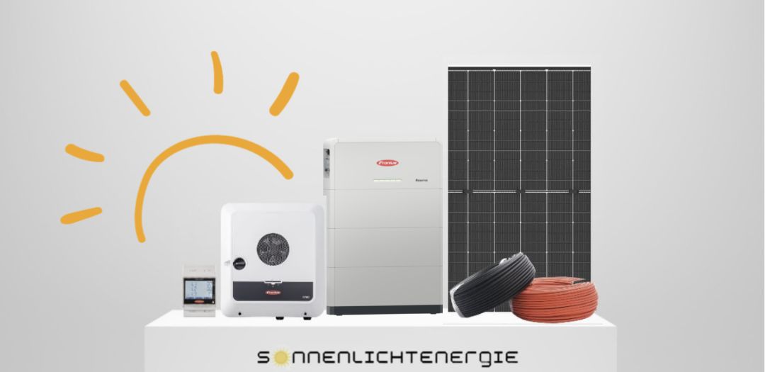 10 kWp Fronius Solaranlage GEN24 PLUS, Reserva 9.5 , Trina Glas-Glas