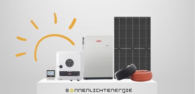 10 kWp Fronius Solaranlage GEN24 PLUS, Reserva 9.5 , Trina Glas-Glas