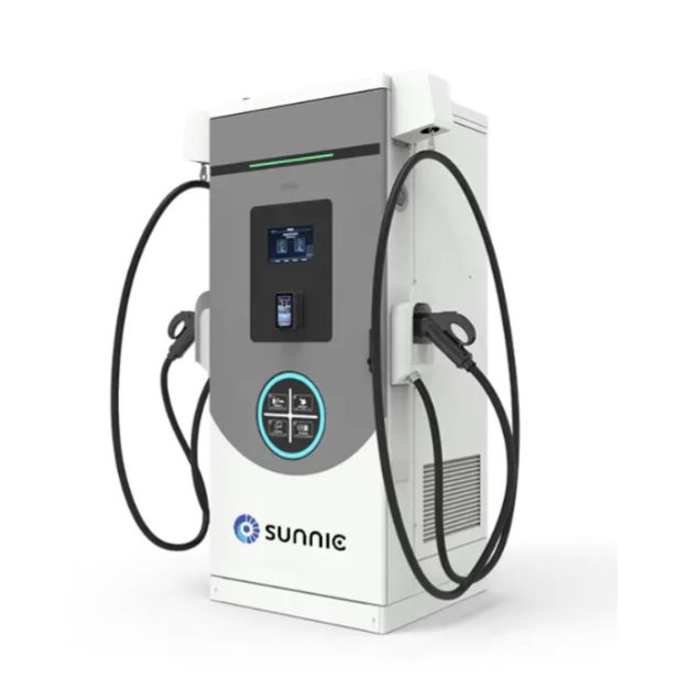 SUNNIC DC Fast Charger EV Charger Dual Charging Ports 60 kW