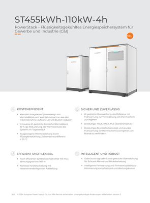 SUNGROW Gewerbespeicher ST455kWh-110kW-4h PowerStack