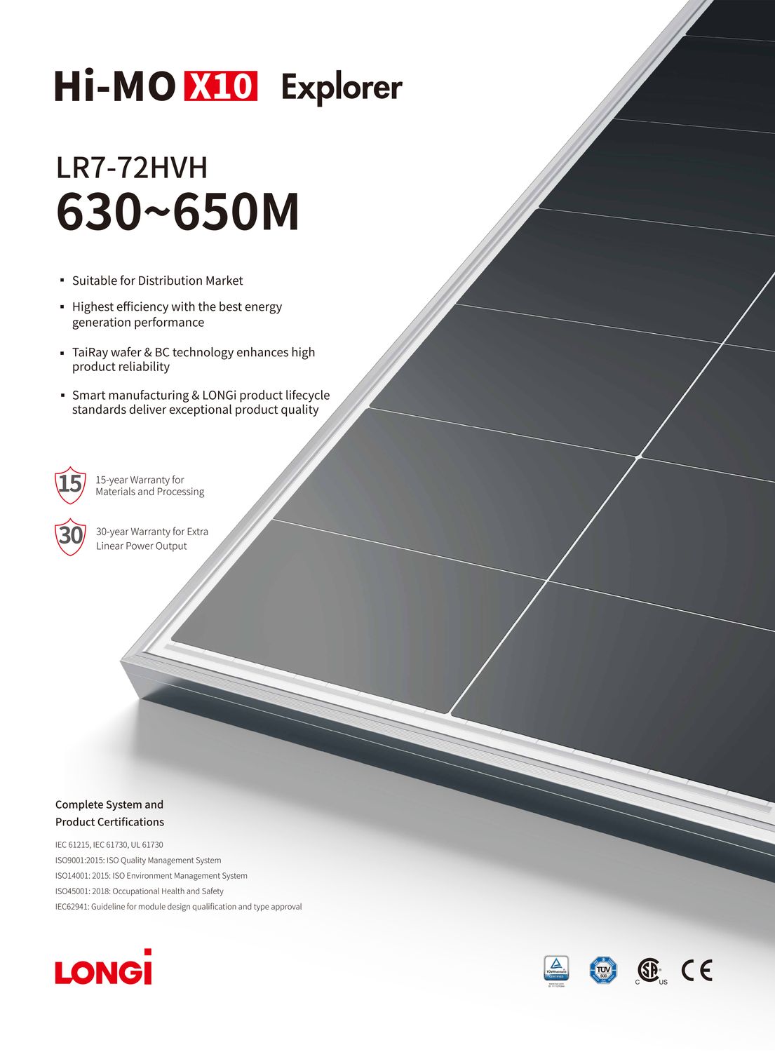 Longi LR7-72HVH-640M 640W