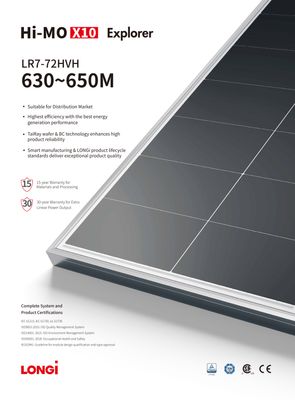 Longi LR7-72HVH-640M 640W