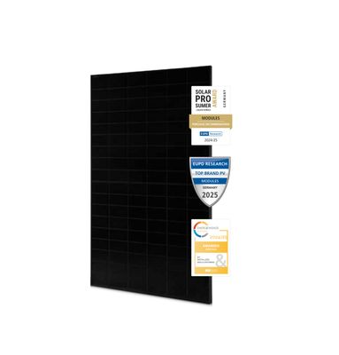 Solar Fabrik Mono S4 Trend Full black 450W Glas-Glas Bifazial