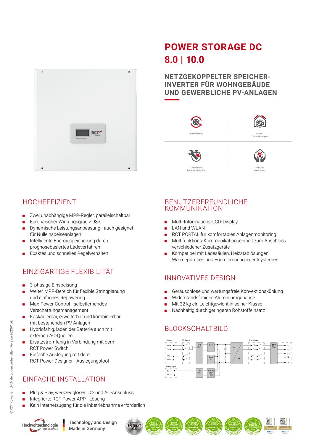 RCT Power Storage DC 10.0  Power Battery 10,4 kWh