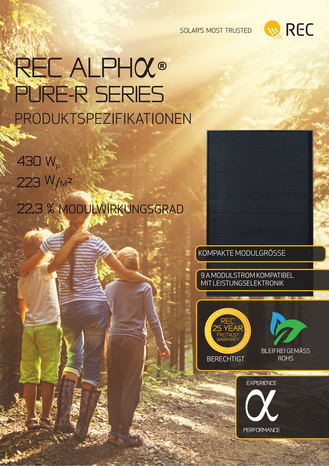 REC Solar REC410AA PURE-R Full Black