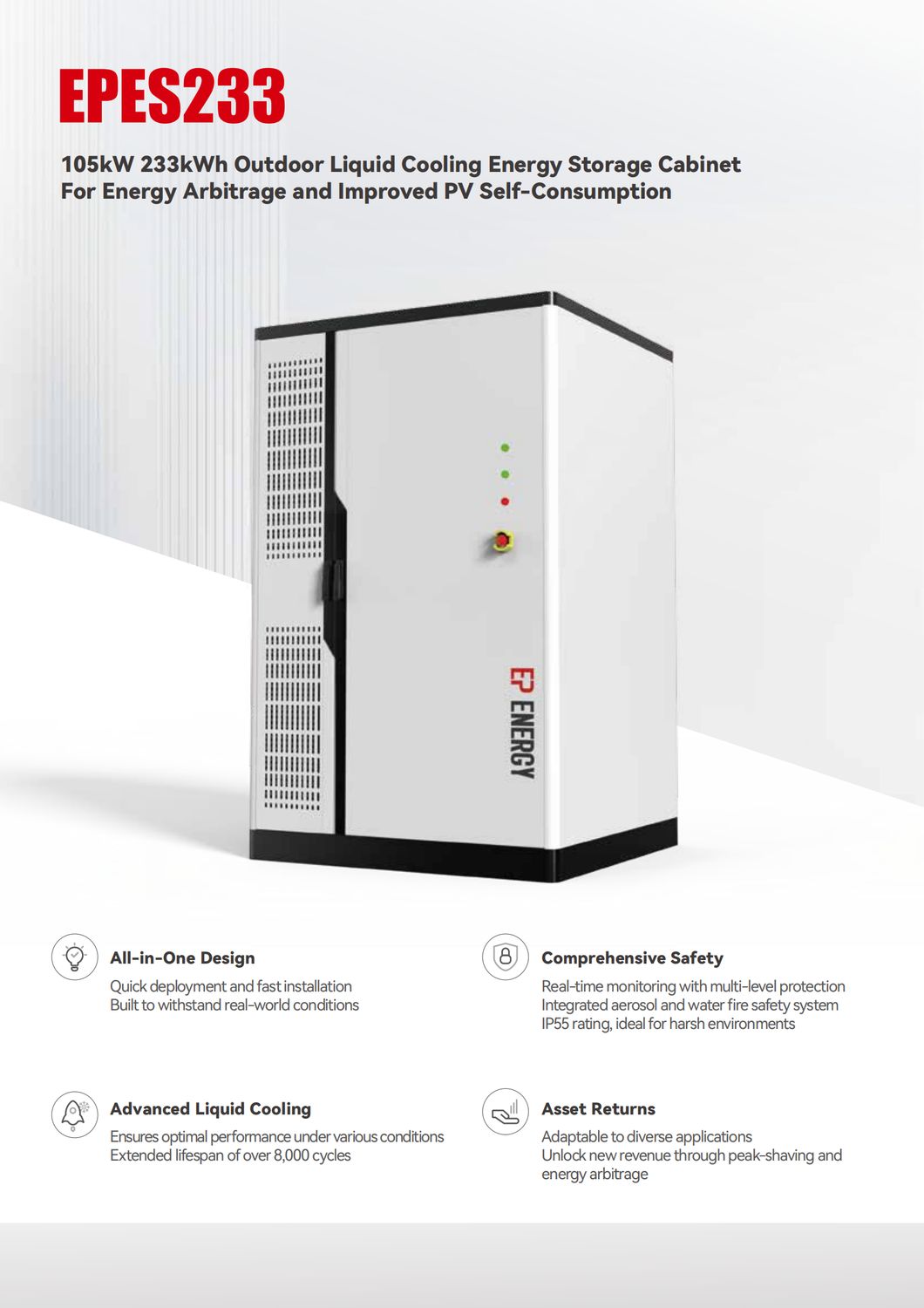 EP Energy Gewerbespeicher EPES233 233 kWh