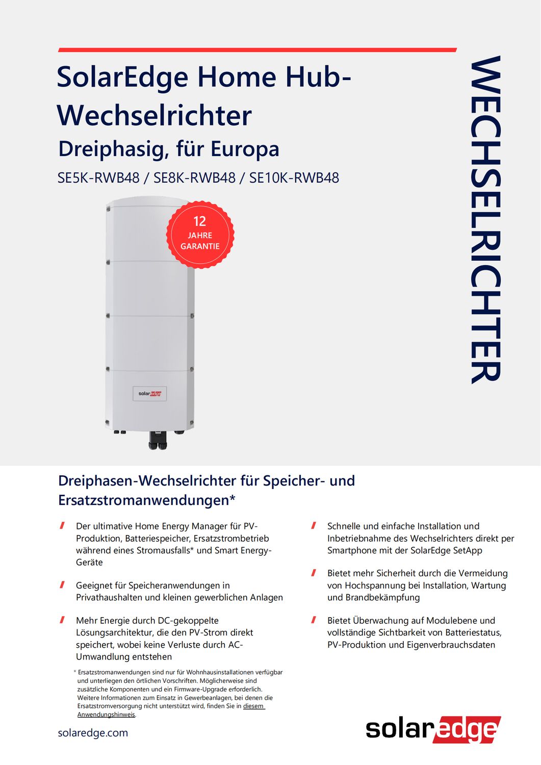 10 kWp SolarEdge Solaranlage Trina Solar Glas-Glas