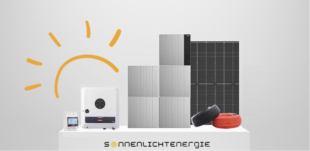 10 kWp Fronius Solaranlage GEN24 10.0 PLUS, LG RESU FLEX 17,2 kWh, Trina Glas-Glas