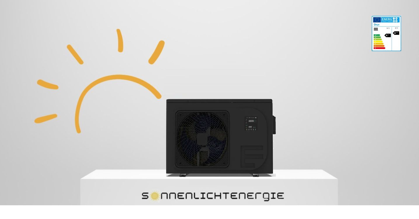 DEYE Pool-Wärmepumpe (Poolheizung) DSPD1-ACDC-17R2 17 kW