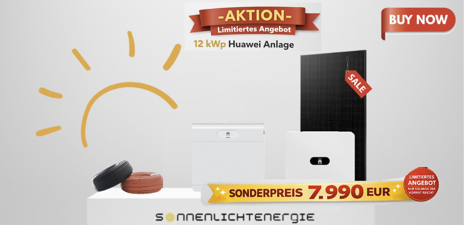 10KW Huawei Photovoltaic hybrid complete set with JA-Solar double-glass