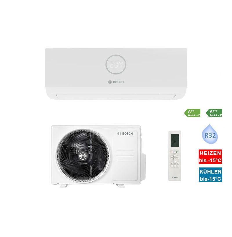 Bosch Climate 3000i Set 70 WE – Single‑Split Klimagerät 7 kW (Außen‑ & Inneneinheit)