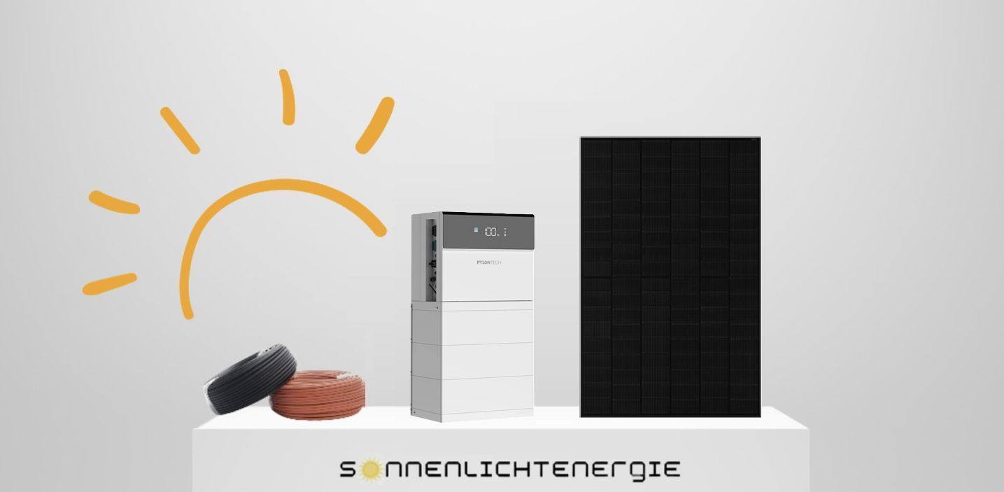 10 kWp Pylontech Solaranlage H3X All-in-One System 10kW + 15kWh + JA-Solar Glas-Glas