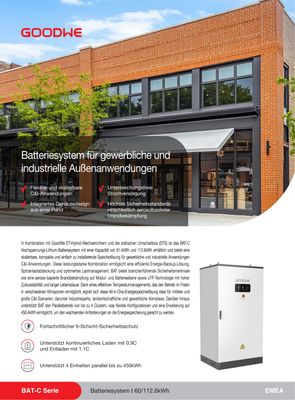 GoodWe Gewerbespeicher BAT112 112,6 kWh