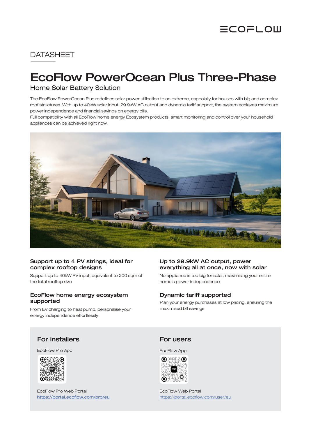 EcoFlow PowerOcean Hybrid inverter EF HD-P3-10K0-S1 10KW
