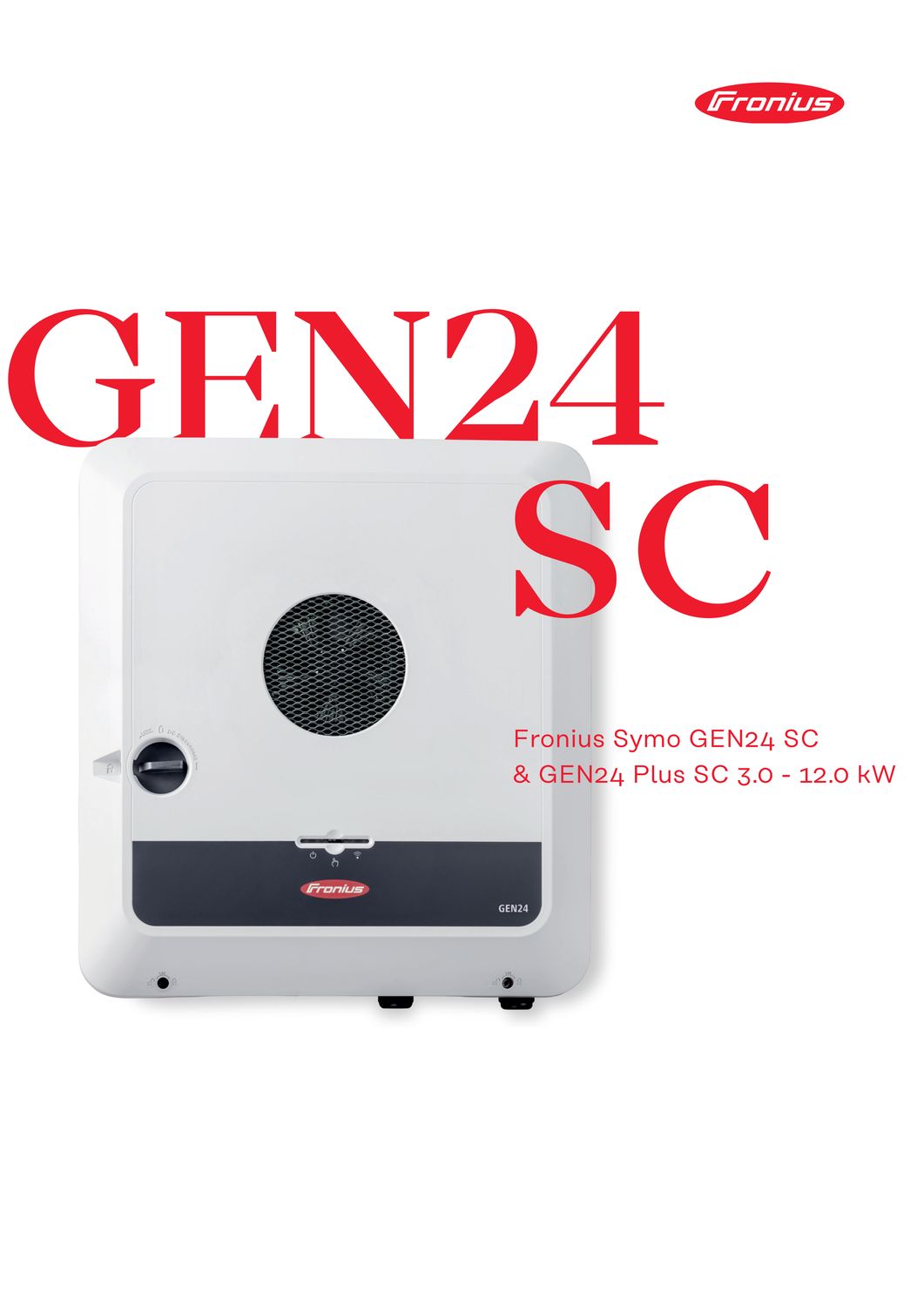 Fronius SYMO GEN24 10.0 PLUS SC Hybrid Wechselrichter 10 kW