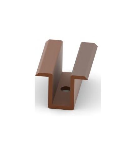 Mittelklemme Orange für Terracotta Solarmodule