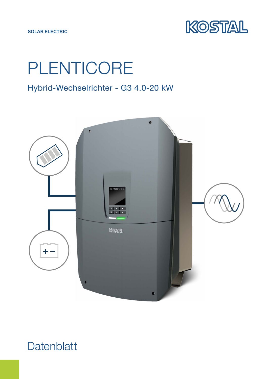 KOSTAL Hybrid-Wechselrichter PLENTICORE G3 L 15-20 kW