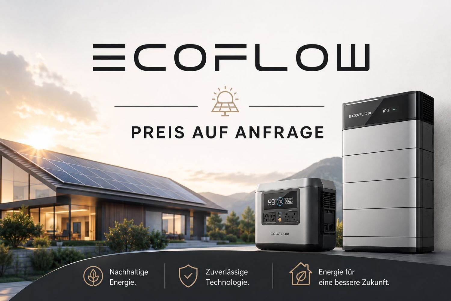 EcoFlow PowerOcean Hybrid-Wechselrichter 5K 1-Ph.