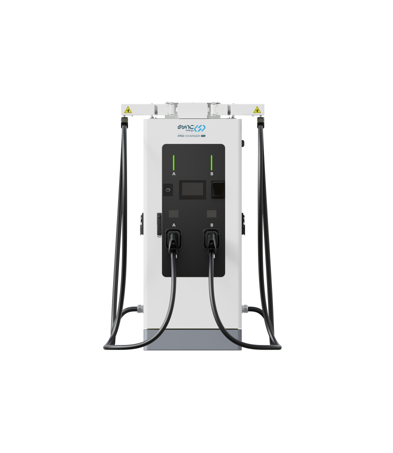 SUNNIC DC Fast Charger EV Charger Dual Charging Ports 80 kW