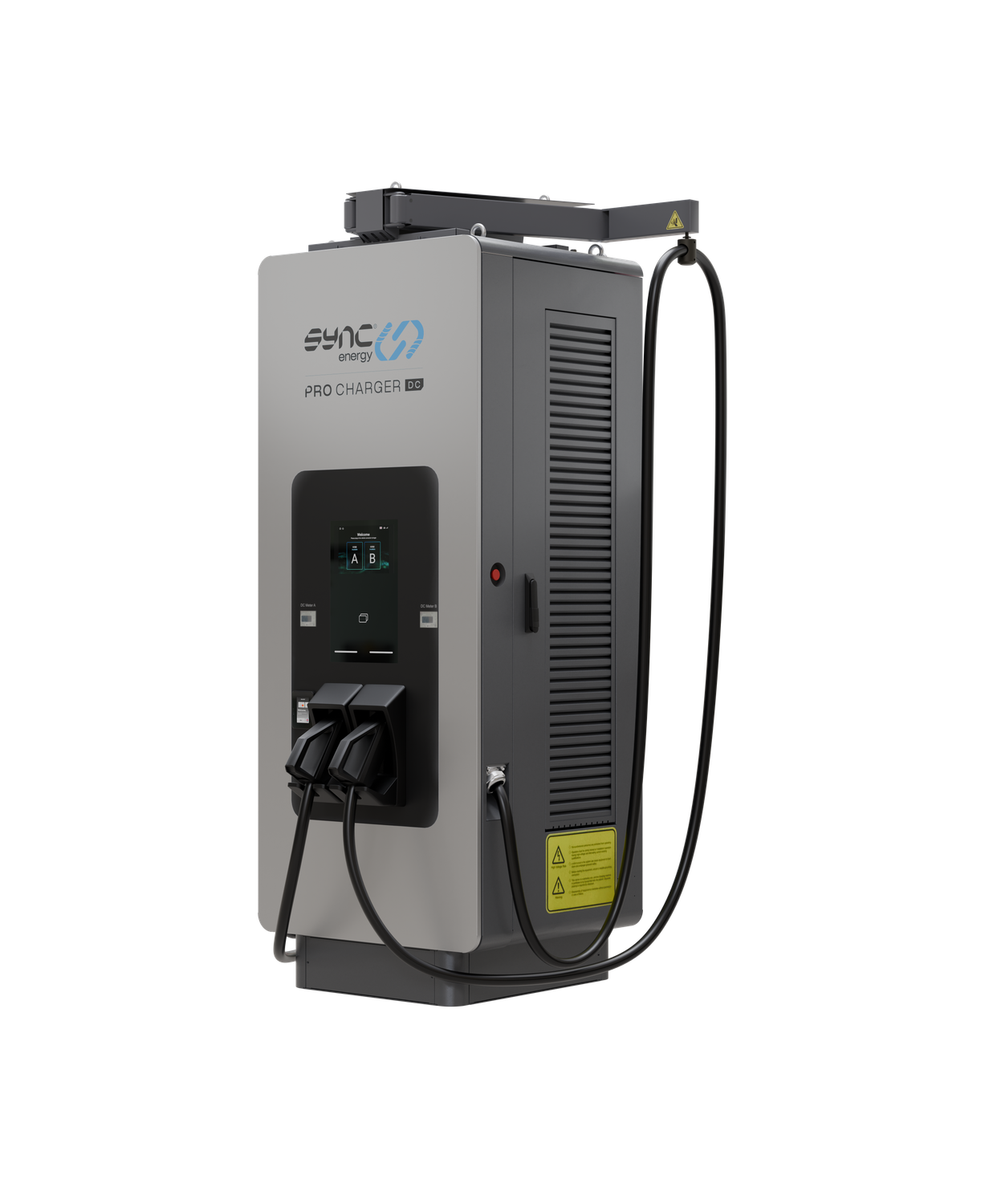 SUNNIC DC Fast Charger EV Charger Dual Charging Ports 80 kW