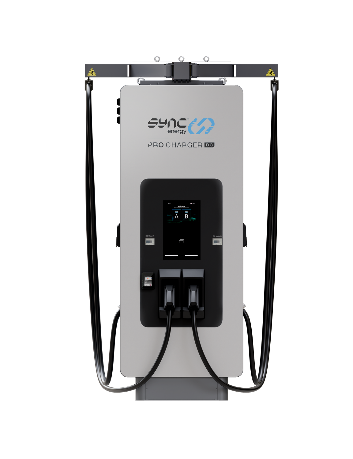 SUNNIC DC Fast Charger EV Charger Dual Charging Ports 80 kW