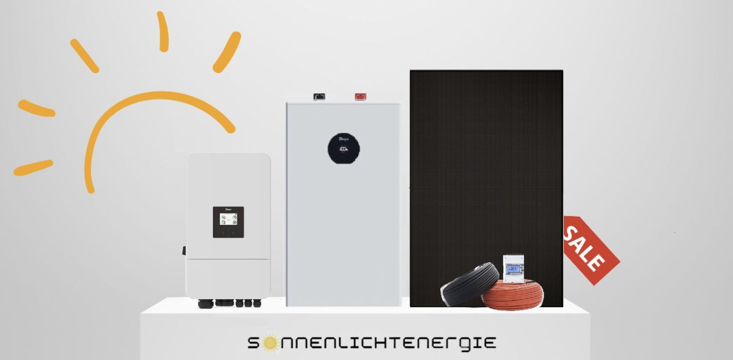 10 kWp DEYE SUN-10K-SG05LP3-EU-SM2 &amp; Speicher SE-F12-C 12 kWh Doppelglas