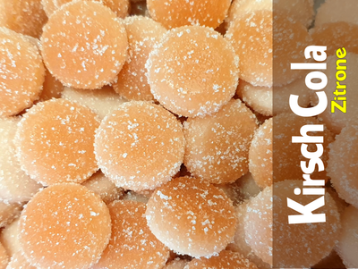 Teegummis Kirsch Cola Zitrone Teegummis Kirsch Cola Zitrone