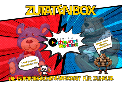 Fruchtgummi-Werkstatt für Zuhause - Zutatenbox Fruchtgummi-Werkstatt für Zuhause - Zutatenbox