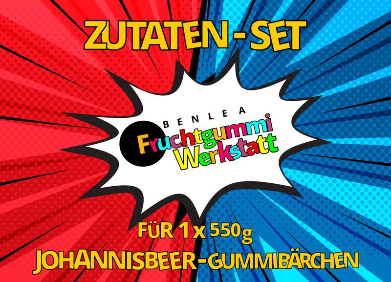 Fruchtgummi-Werkstatt für Zuhause - Reine Zutaten Johannisbeere Fruchtgummi-Werkstatt für Zuhause - Reine Zutaten Johannisbeere