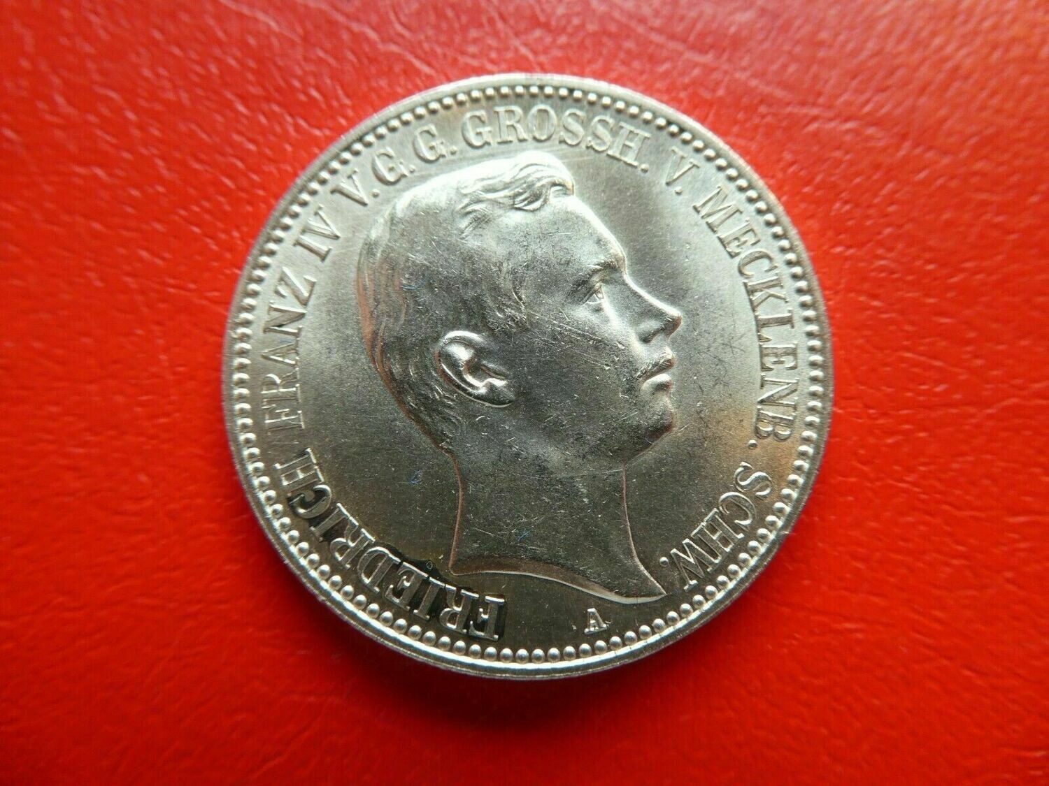 2 Mark Mecklenburg Schwerin, Friedrich Franz, 1901, vz-stempelglanz