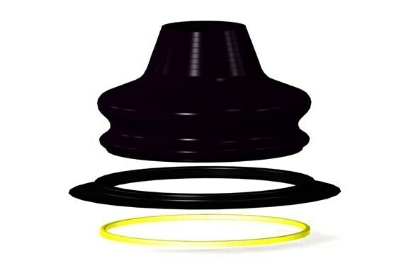 SI TECH système de collerette pour adapter un col en silicone (col lisse)